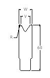 single vee pillar dies