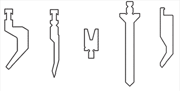 Other manufacturers' 'Standard' Tools Bystronic/Edwards Trumpf LVD